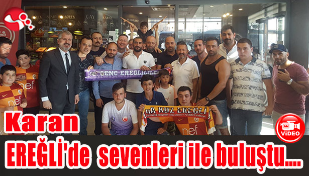 Karan EREĞLİ'de sevenleri ile buluştu....
