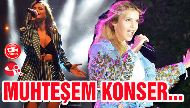 Simge ile Sedef, Karadeniz Ereğli'yi coşturdu...