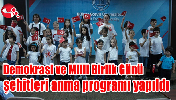 15 Temmuz Demokrasi ve Milli Birlik Günü şehitleri anma programı yapıldı
