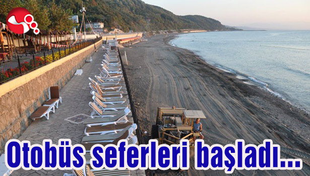 Otobüs seferleri başladı...