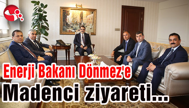 Enerji Bakanı Dönmez'e Madenci ziyareti...