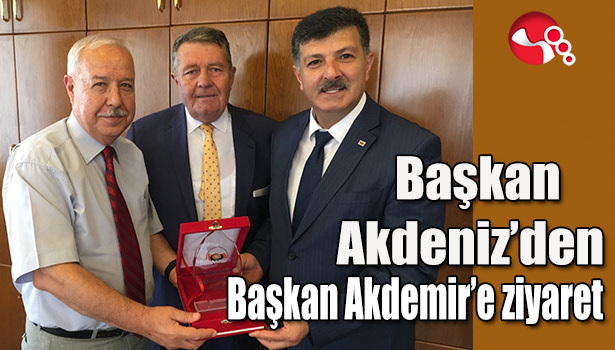 Başkan Akdeniz'den Başkan Akdemir'e ziyaret...