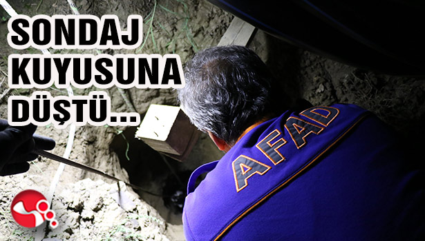 Sondaj kuyusuna düştü...