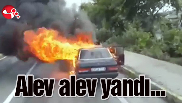 Alev alev yandı...