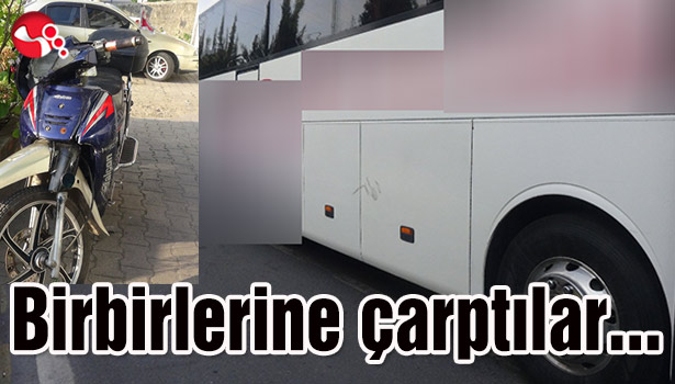 Birbirlerine çarptılar...
