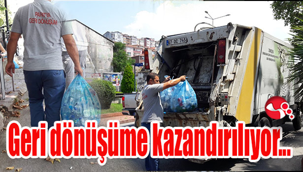 Atıklar geri dönüşüme kazandırılıyor...