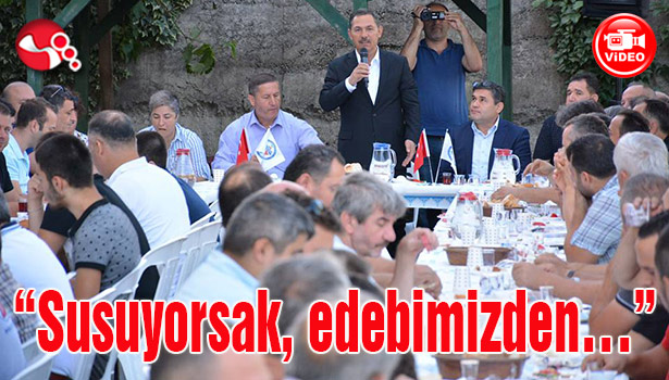 "Susuyorsak, edebimizden..."