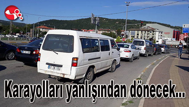 Karayolları yanlışından dönecek...