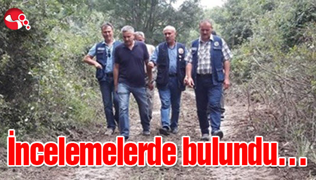 İncelemelerde bulundu...