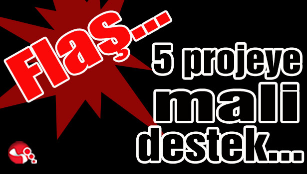 5 projeye mali destek...