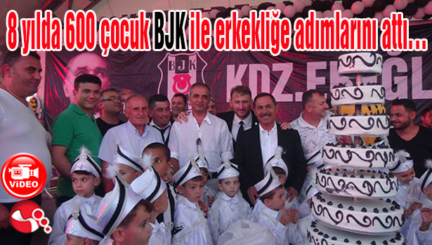 8 yılda 600 çocuk BJK ile erkekliğe adımlarını attı...