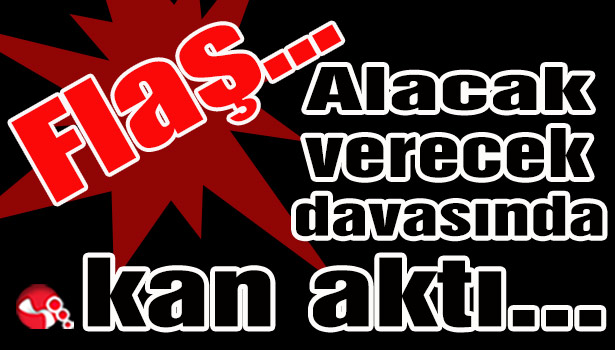 Alacak verecek davasında kan aktı...