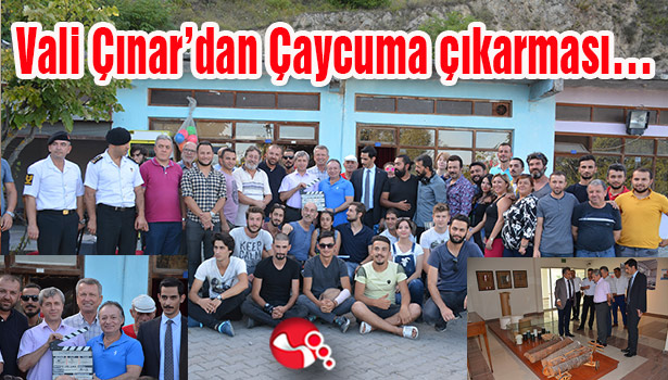 Vali Çınar'dan Çaycuma çıkarması...