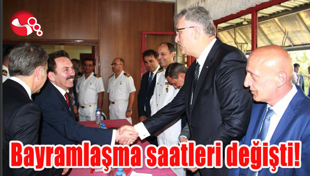 Bayramlaşma saatleri değişti!