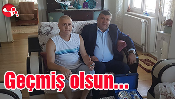 Ercan ve yönetiminden geçmiş olsun ziyareti...