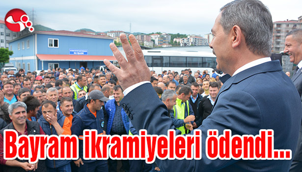 Bayram ikramiyeleri ödendi...