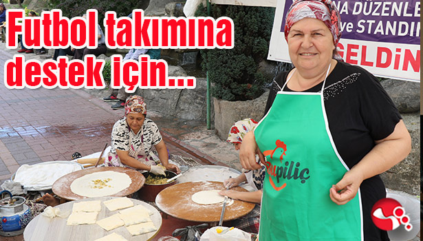 Futbol takımına destek için...