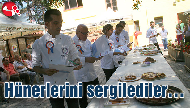 Hünerlerini sergilediler...