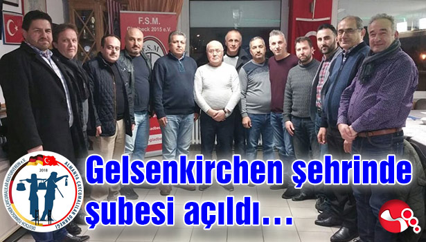 Gelsenkirchen şehrinde şubesi açıldı...