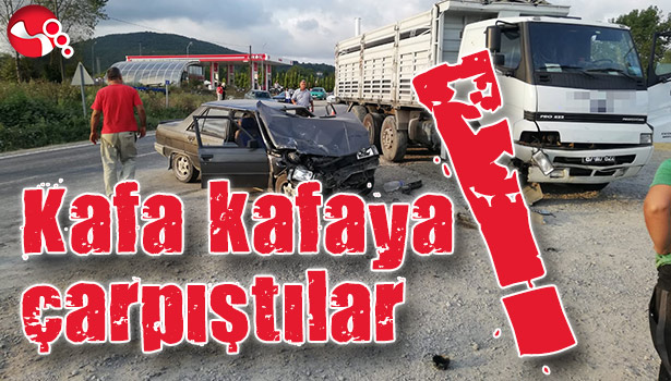 Kafa kafaya çarpıştılar!