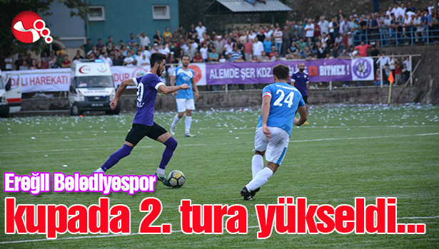 Ereğli Belediyespor kupada tura yükseldi...