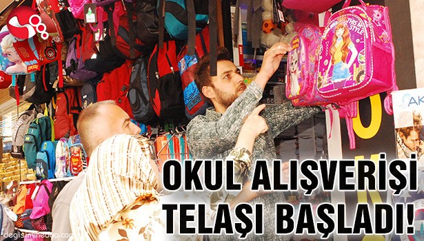 OKUL ALIŞVERİŞİ TELAŞI BAŞLADI!