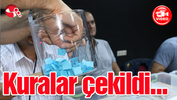 Kura ile sınıfları belirlendi...