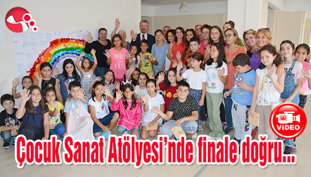 Çocuk Sanat Atölyesi'nde finale doğru...