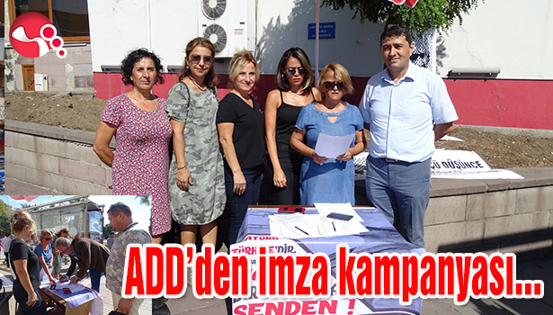 ADD'den imza kampanyası...