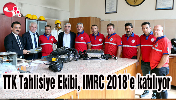 TTK Tahlisiye Ekibi, IMRC 2018'e katılıyor