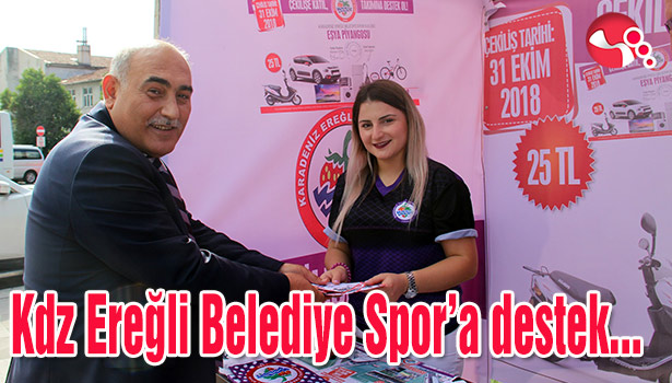 Erol Şahin'den Kdz Ereğli Belediye Spor'a destek...