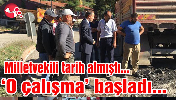 Milletvekili tarih almıştı... 'O çalışma' başladı...