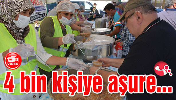 4 bin kişiye aşure...