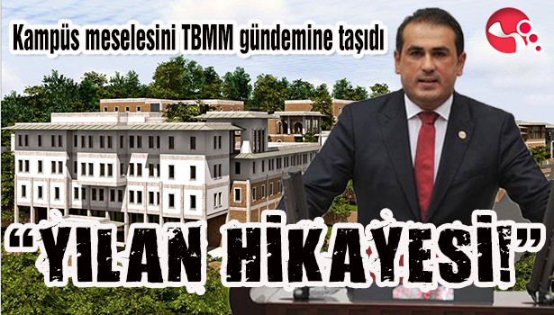 Demirtaş, Kampüs meselesini TBMM gündemine taşıdı...