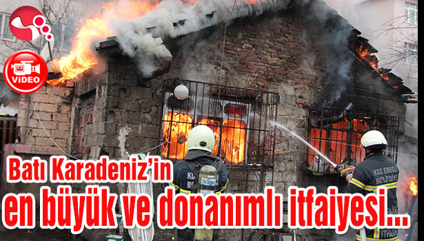 Batı Karadeniz'in en büyük ve donanımlı itfaiyesi...