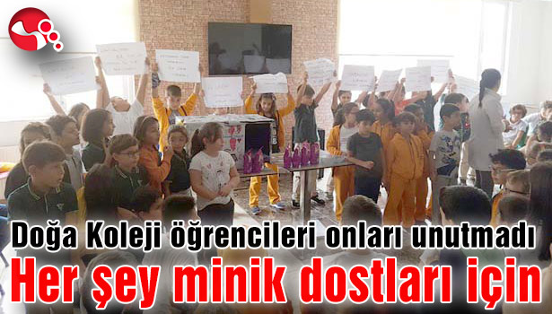 Doğa Koleji öğrencileri onları unutmadı