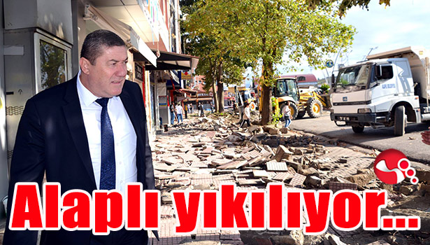 Alaplı yıkılıyor...