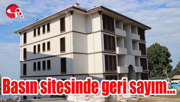 Basın sitesinde geri sayım...