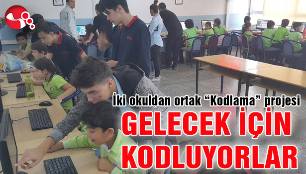 İki okuldan ortak "Kodlama" projesi