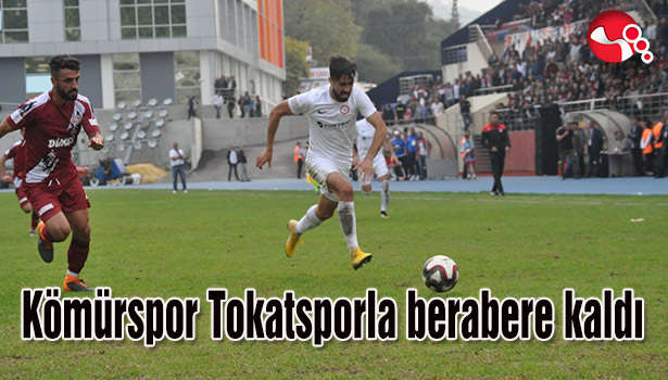 Kömürspor Tokatsporla berabere kaldı