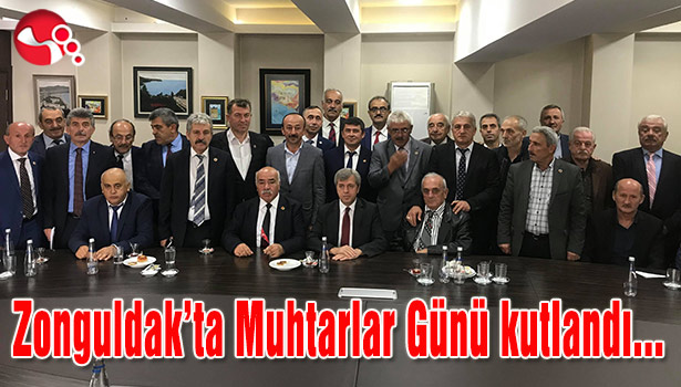 Zonguldak'ta Muhtarlar Günü törenle kutlandı...