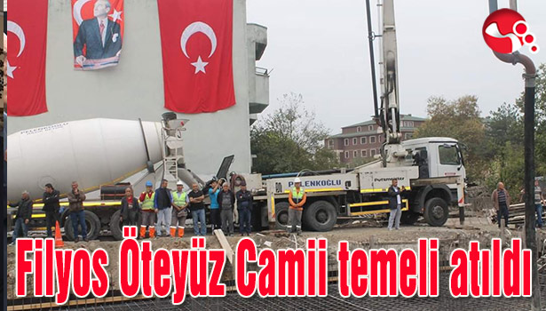 Filyos Öteyüz Camii temeli atıldı