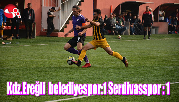Kdz.Ereğli beledşyespr : 1 Serdivasspor : 1