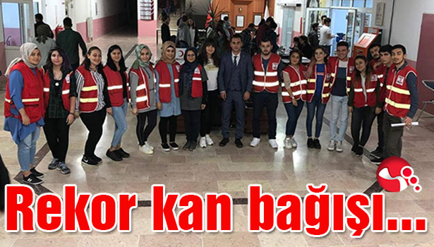 Rekor kan bağışı...