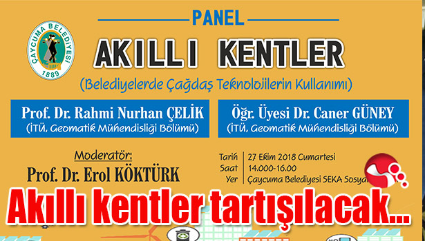 Akıllı kentler tartışılacak...