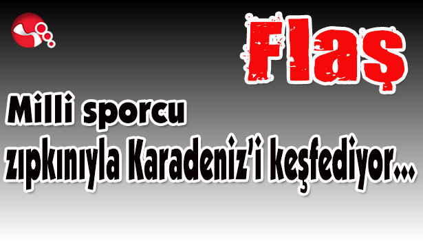 Milli sporcu zıpkınıyla Karadeniz'i keşfediyor...