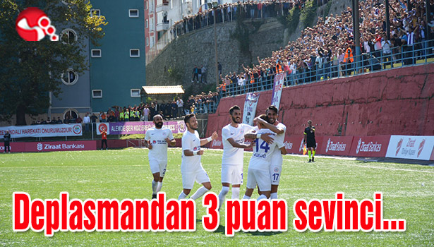 Deplasmandan 3 puan sevinci...