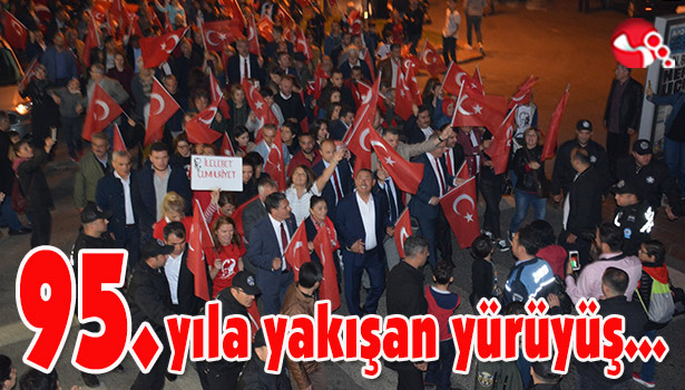 95. yıla yakışan yürüyüş...