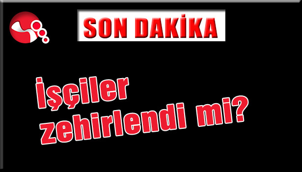İşçiler zehirlendi mi?