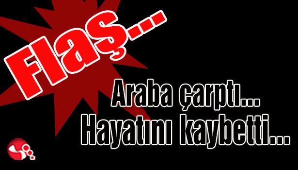 Araba çarptı... Hayatını kaybetti...